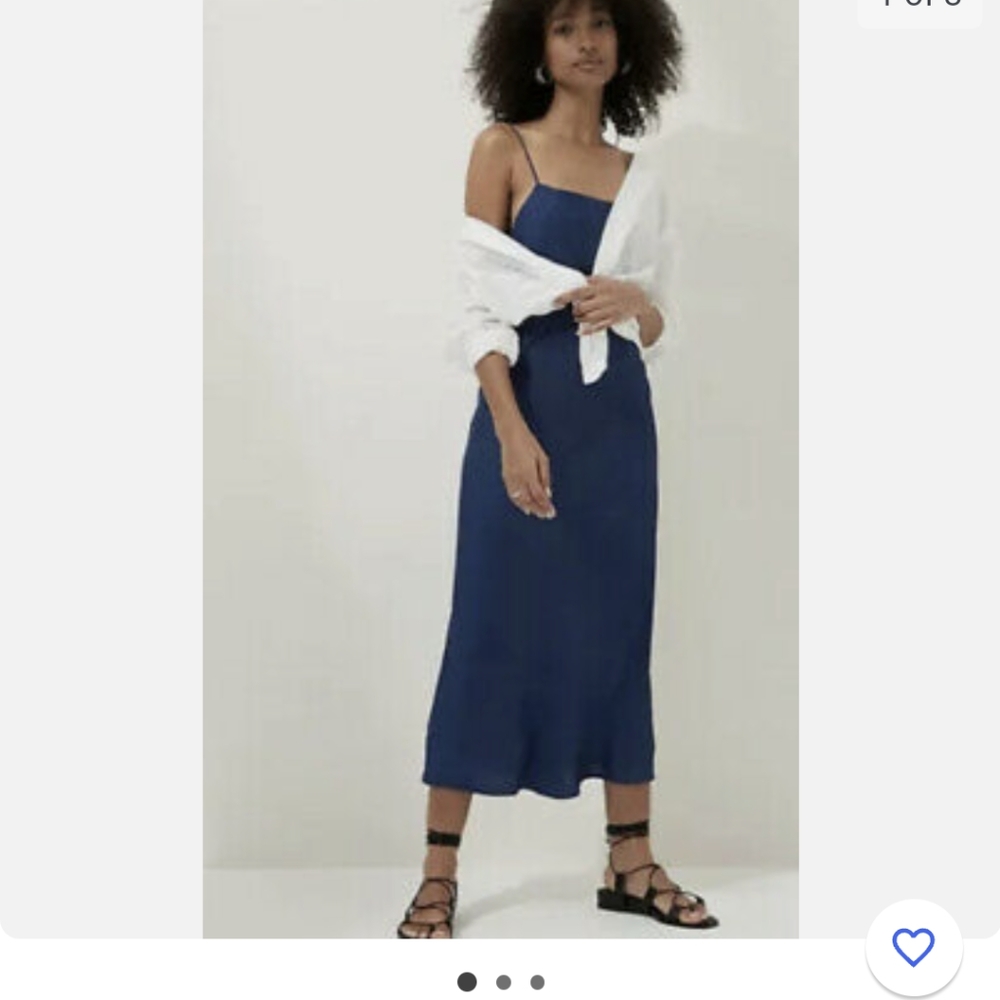 Banana Republic Blue Slip Dress